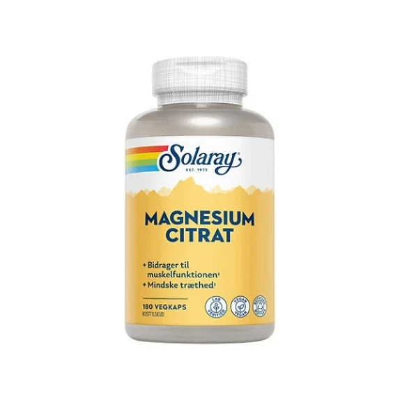 Magnesium Citrat Solaray 180 VegKaps